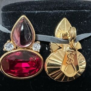 Vintage Earrings (Clip) YSL